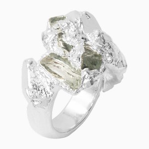 Wonder Sapiens 14 Hand-Sculpted Ring aus versilberter Bronze von Marion Fillancq