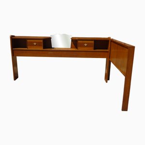 Vintage Light Oak Headboard, 1970s