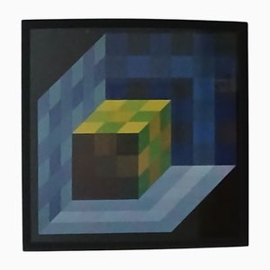 Victor Vasarely, After Tridim-C, 1960s / 1973, Print