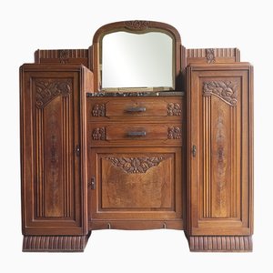 Vintage Art Deco Anrichte aus Holz, 1950er