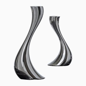 Cobra Metal Candlesticks from George Jensen, 2000s, Set of 2
