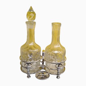 English Menage Set by Pierre Harache I, 1700s, Set of 3