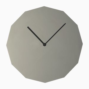 Twelve Wall Clock in Stainless Steel by Neo/Craft