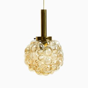 Glass Bubble Pendant Lamp by Helena Tynell for Limburg, 1960s