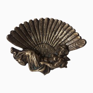 Art Nouveau Bronze Ashtray or Catchall, 1930s