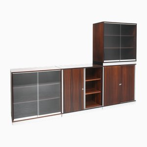 Modulare Pascal Schränke von Domenico Fazioli & Ico Parisi für Mim Roma, 1976, 4 . Set