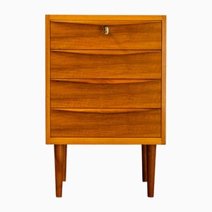 Mid-Century Modern German Teak and Chestnut Commode, 1960