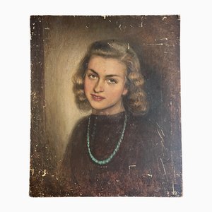 Ritratto, anni '20, Dipinto ad olio