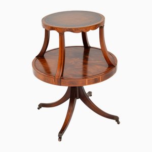 Table d'Appoint Regency Vintage à Deux Niveaux, 1930s