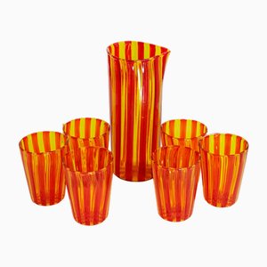 Verres à Cocktail par Gio Ponti pour Ribes the Art of Glass, Italie, 2004, Set de 7