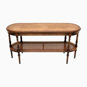 Vintage French Walnut Coffee Table, 1930s
