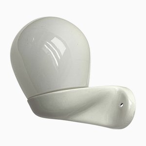 Bauhaus Style Porcelain Wall Light by Wilhelm Wagenfeld, 1950s