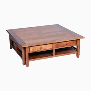 French Biedermeier Coffe Table in Cherrywood, 1890s