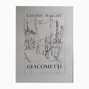 Vintage Poster by Alberto Giacometti, 1950s