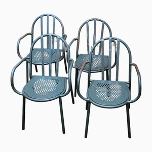 Vintage Gartensessel von Robert Mallet-Stevens, 1930er, 4er Set