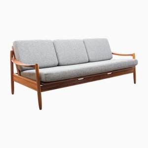 Divan Vintage en Teck, 1960s