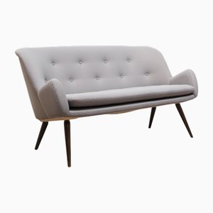 Divano da cocktail vintage a 2,5 posti, anni '50