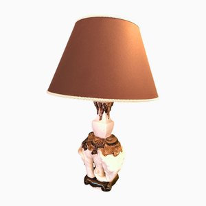 Elephant Lamps with Lampshades, 1960s, Set of 2