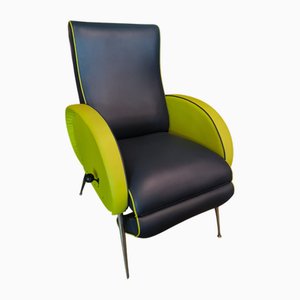 Silla reclinable vintage, años 60