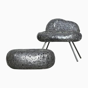 Set de Chaises et Poufs Modernes par Bannavis Andrew Sribyatta, 2000