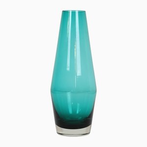 Turquoise Glass Vase by Tamara Aladin for Riihimäki, Finland, 1960s