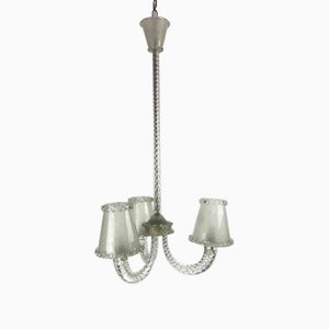 Pendente antico veneziano in vetro di Murano, fine XIX secolo