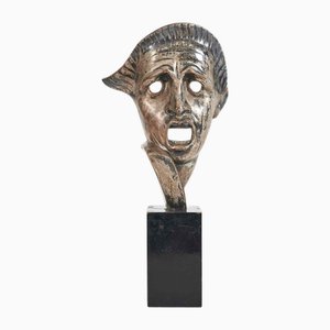 Vintage Tragic Mask by Guido Cacciapuoti, 1930s