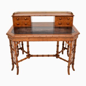 Scrivania in noce di Howard & Sons, metà XIX secolo