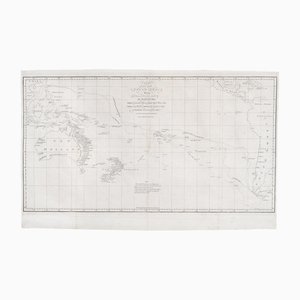 Cooks Karte des Südpazifiks