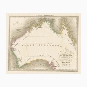 Italienische Karte von Australien