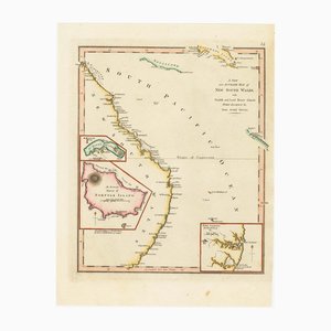 Karte von New South Wales, 1700