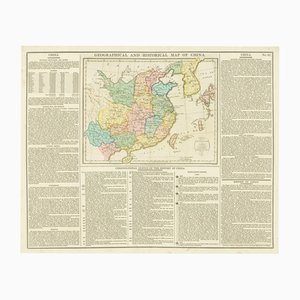 Geografische und historische Karte von China