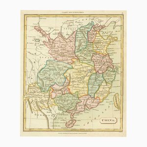 Antike Karte von China, 1800er