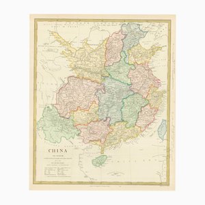 Antike Karte von China, 1800er
