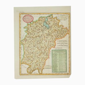 MAPPA ANTICA DATATA 1901 Mappa Politica Del Nord America Stati Uniti - Foto 4