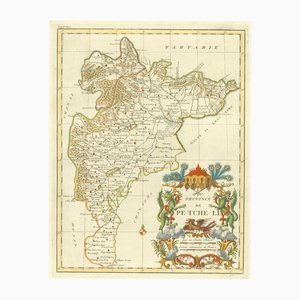 Antike Karte von Beizhili, 1700er