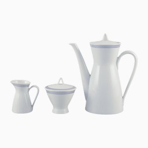 Deutsches Vintage Kaffeeservice aus Porzellan von Raymond Loewy für Rosenthal, 1960er, 3er Set