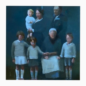 Anne Pélissier (BERG), Les oubliés, 2023, Oil on Canvas