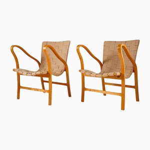 Poltrone Tösen di Gustaf Axel Berg, anni '40, set di 2