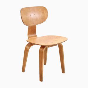 Chaise SB02 en Bouleau par Cees Braakman pour Pastoe, 1950s