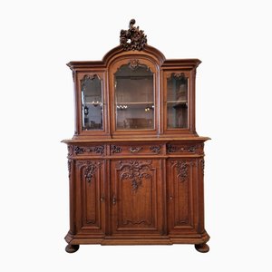 French Display Case in Oak, 1920s