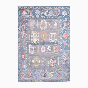 Tappeto Oushak vintage in lana, anni '70