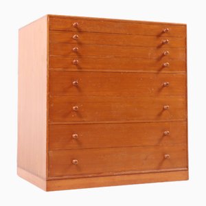 Chest of Drawers in Oregon Pine by Mogens Koch for Rud Rasmussen, 1960s