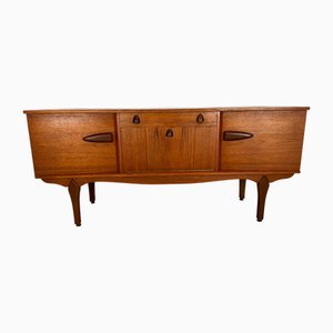Art Deco Sideboard mit Palisander Griffen, 1960er