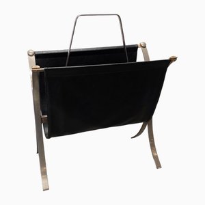 Vintage French Magazine Holder, 1970s