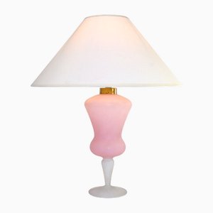 Italian Table Lamp from Opaline Florence, 1960s