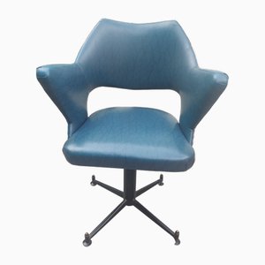 Italienischer Vintage Drehstuhl von Osvaldo Borsani, 1950er