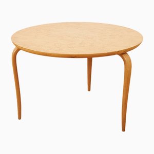 Annika Side Table with Birch Legs by Bruno Mathsson for Dux Tabergs Yllefabriks, 1936