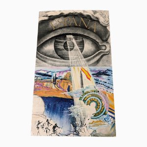 Spanisches Vintage Touristenposter von Salvador Dalí, 1970er