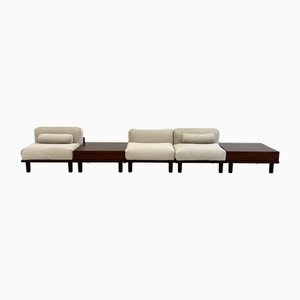 Modulares Sofa & Couchtisch im Japandi Stil, Italien, 1970er, 5er Set